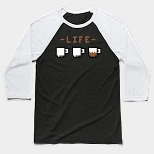 Coffee Life Bar Baseball T-Shirt